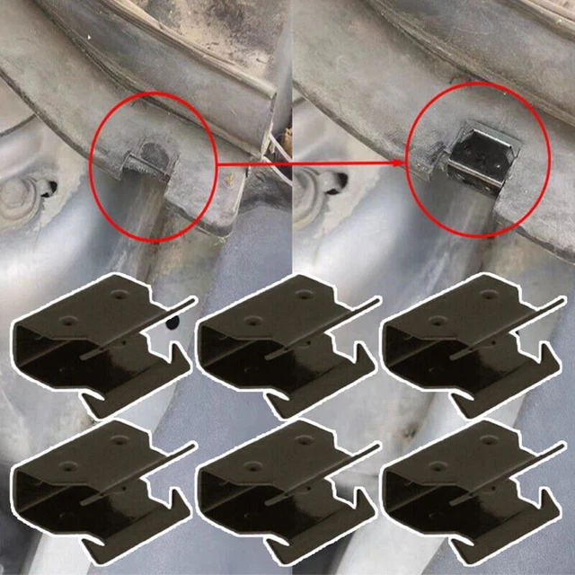 Lot De 20 Clips De Capot Moteur Pour Toyota - Référence 53259-20030, Nylon Noir, Pour Avensis, Corolla, Prius, RAV4, Yaris (2001-2016) - 6