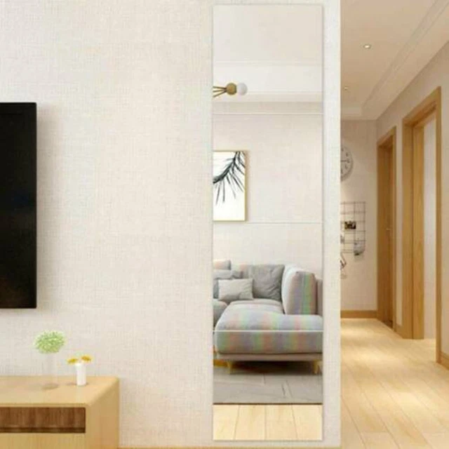 Espejo Pegatina Pared Acrílico 4X20 Cm Dormitorio Espejo Maquillaje