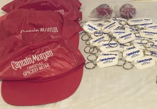 Captain Morgan Hats with Key Chains