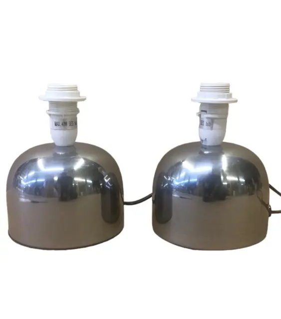 Habitat Pair Of Touch Table Lamps (Bases Only) - Chrome 4553230 R LN19