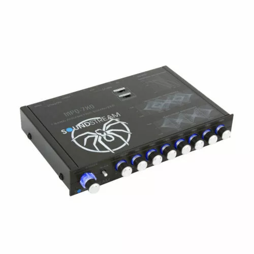 Soundstream MPQ-7XO 1/2 din 7-Band Autoradio Equalizer Parametric Eq Crossover