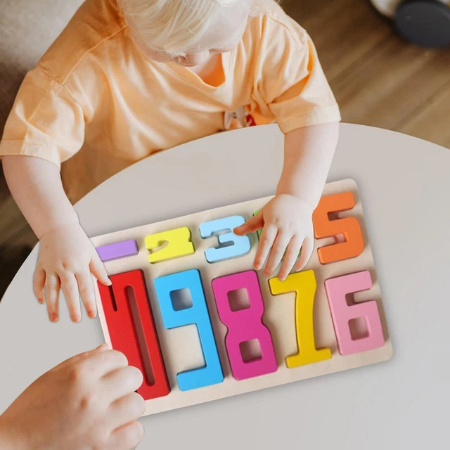JEU DE PUZZLE numérique, accessoire pédagogique, jouet de mathématiques