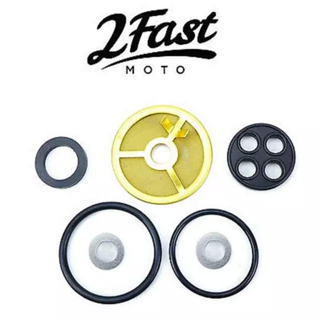 2FastMoto Petcock Fuel Valve Repair Kit for Honda CB Hawk Scrambler 2fm-25-48010