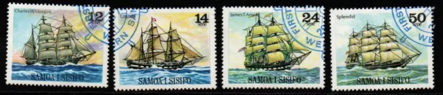 Samoa Sg540/3 1979 Sailing  Ships   Used