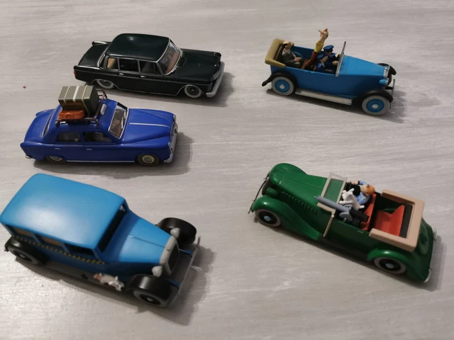 VOITURE TINTIN 1/43 Atlas la limousine gouvernementale de Tintin et les VOITURE TINTIN 1/43 Atlas la limousine gouvernementale de Tintin et les