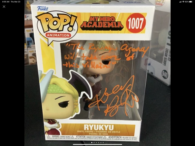 Funko Pop MHA Ryukyu signed Katelyn Barr