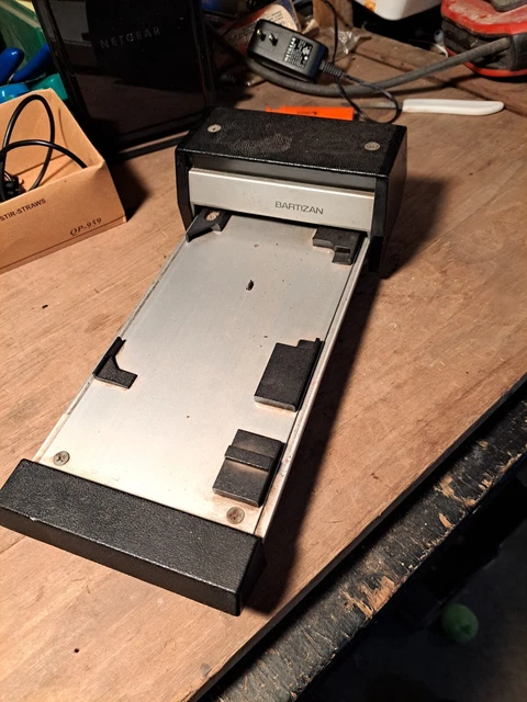 Bartizan Addressograph Model CM1000 Manual Credit Card Imprint Machine Slider 