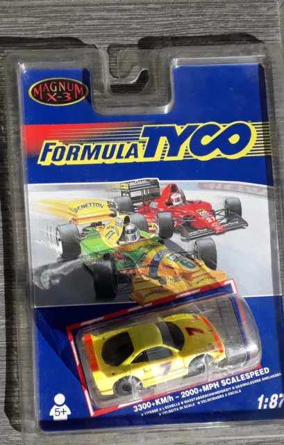 Tyco Slotcar Ferrari Gelb Neu