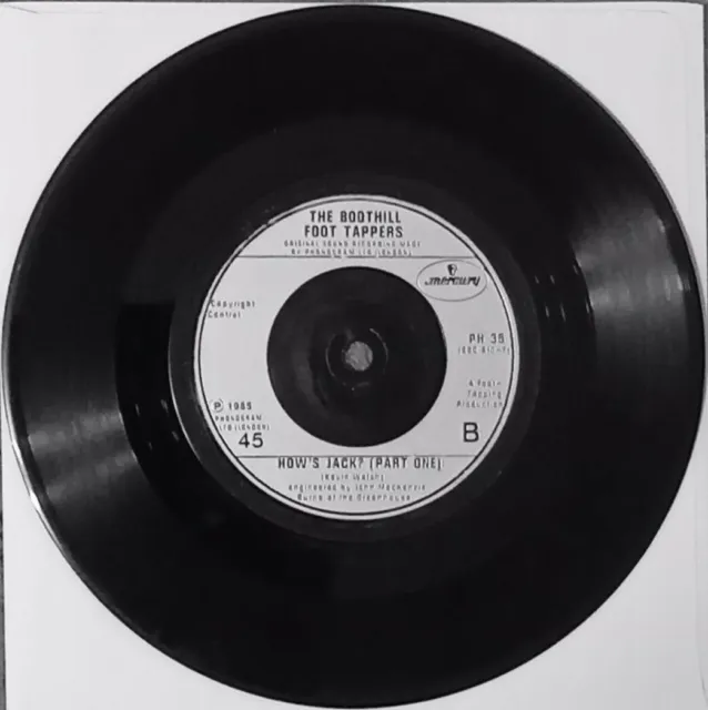The Boothill Foot-Tappers:Too Much Time, 7" 45rpm vinyl Single record 3