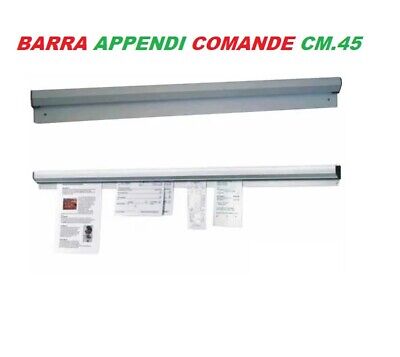 Barra appendi porta comande in alluminio tablecraft ideale per horeca da cm 45,5 