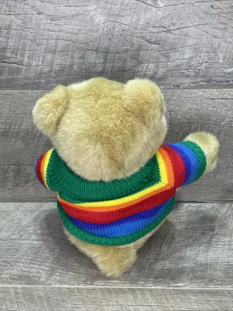 GUND CRAYOLA PLUSH Teddy Bear Rainbow Sweater Stuffed Animal Colors ...