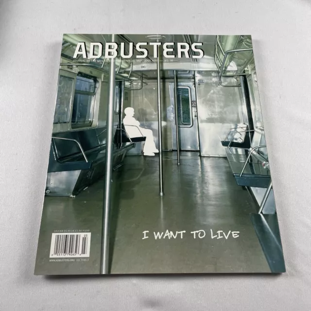 ADBUSTERS MAGAZINE #35 May/June 2001