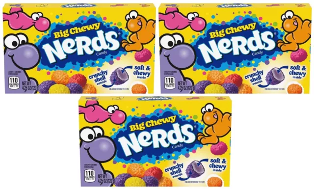 12x Rainbow Nerds Crunchy Candy Theater Box 141.7g American Sweets