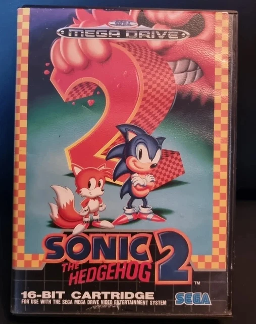 Sonic The Hedgehog 2 (Sega Mega Drive, 1992) PAL UK Complete With Manual