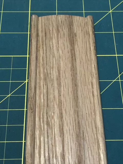 1 Piece Red Oak Decorative Flat Molding 1/4”x2-1/4”x58” Hardwood New Old Stock