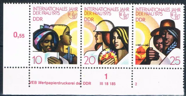 DDR Mi.nr. W Zd 322 DV,Mi.nr. 2019-2021,Internationales Jahr der Fau,postfrisch