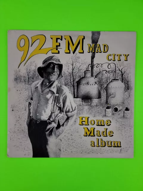 92 FM Mad City Home Made Album Rock Jazz Reggae Madison WI EX ULTRASONIC CLEAN