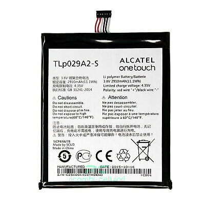 Batterie dorigine TLP029A2-S Alcatel One Touch Idol 3 5,5 6045i OT-6045F OT-6045K One Touch Pixi 3 5.5 One Touch Pixi 3 5.5 3G 