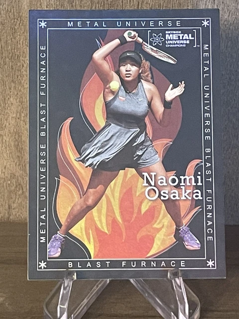 NAOMI OSAKA ~ 2021 SkyBox Metal Universe Champions Blast Furnace #BF-3