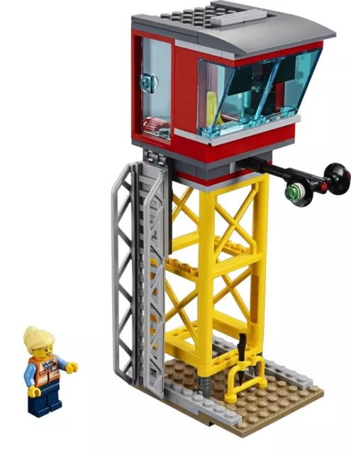 LEGO City Cargo Train 60198 Genuine Mini Figure Worker New Control Centre Tower