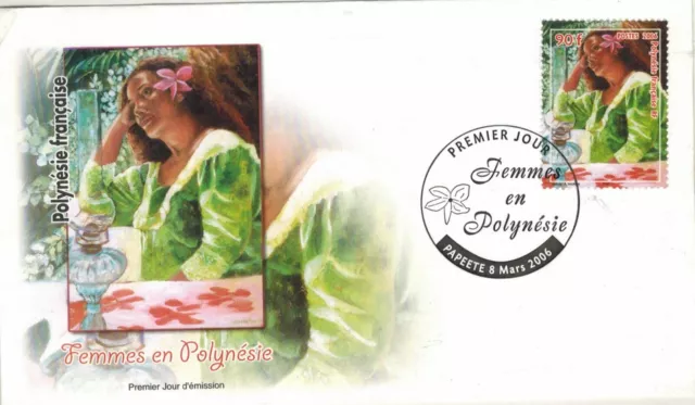 2006.Papeete-Fdc Enveloppe 1°Jour**Femme en Polynésie-Timbre-Yv.765