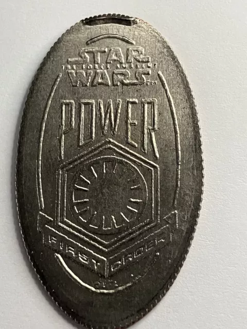 Star Wars Disneyland Force Awakens Pressed Quarter Souvenir Token Disney  #ss1
