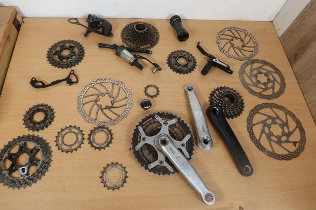 MIXED CYCLING BIKE Parts Shimano Crank Speed Cassette Chainset Disc ...