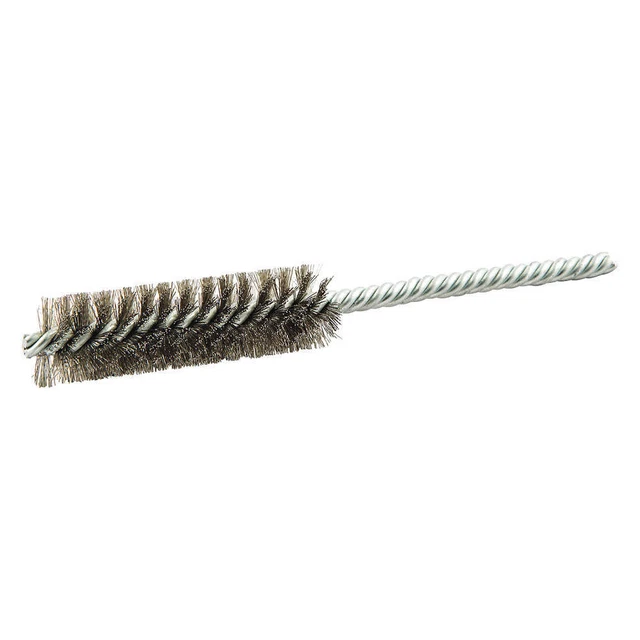 NORTON 66252839072 Double Spiral Tube Brush,3/4 dia.