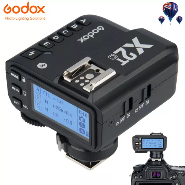 Godox X2T-C TTL 2.4G HSS Camera Flash Speedlite Trigger Transmitter For Canon AU