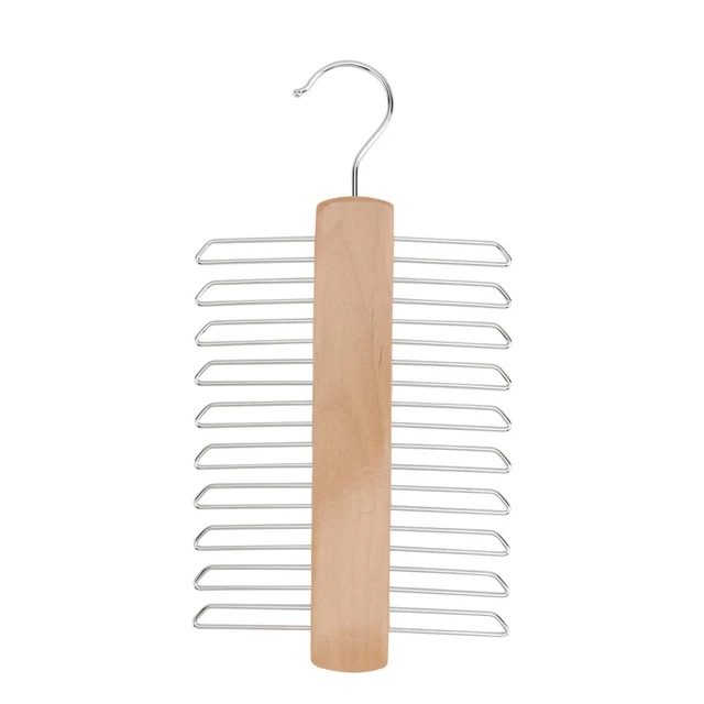 Wooden Man Multipurpose Hanger Neck Ties Stand Clothes Shoe Rack