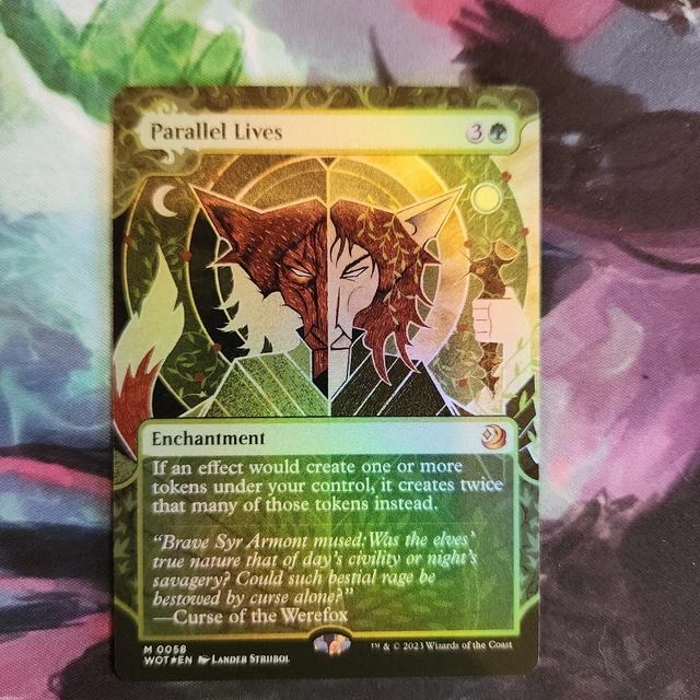 X1 PARALLEL LIVES WOT Enchanting Tales MTG 58 FOIL MYTHIC M/NM 1x