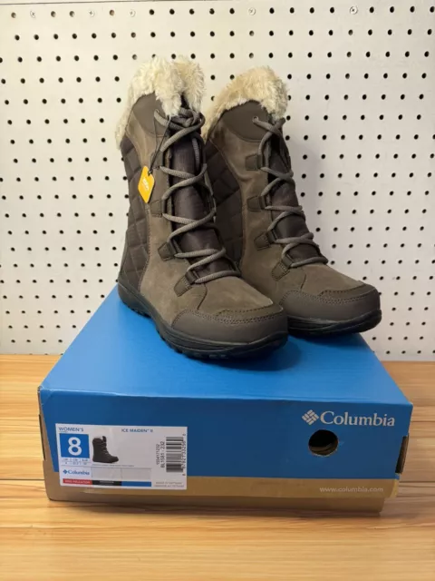 Columbia Women's Ice Maiden II Winter Snow Boot Waterproof Insulated. Size 8 NEW