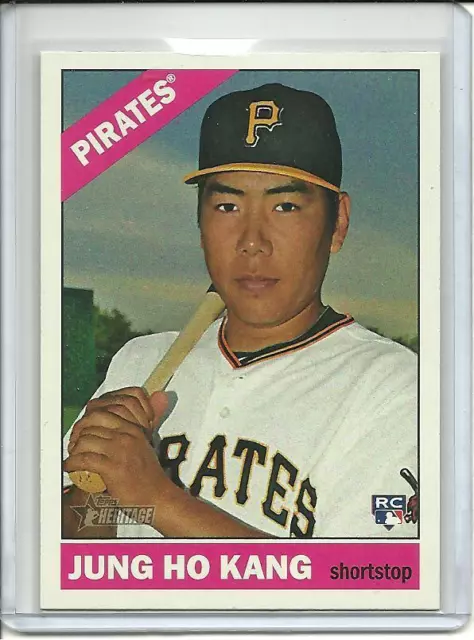 2015 Topps Heritage High # SP Jung Ho Kang RC #714 Pirates Rookie Card