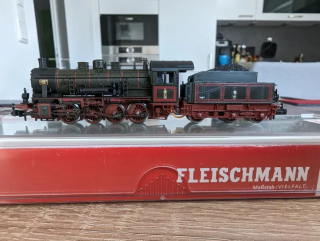 Spur N Fleischmann Dampflok G8.1 BR55 K.P.E.V. 781383 DCC Digital Faulhaber OVP