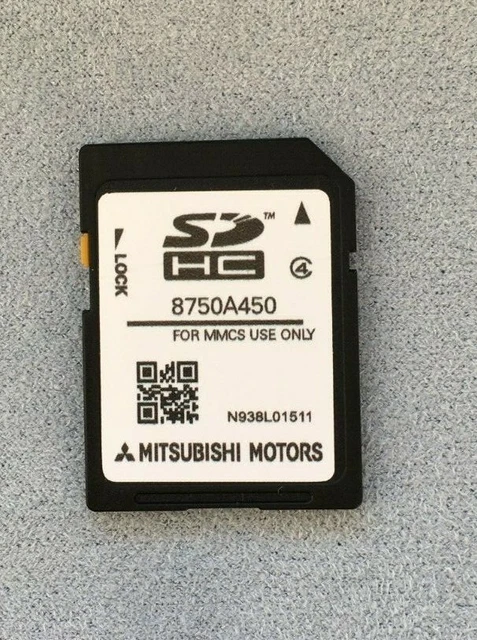 MITSUBISHI MMCS 2023-2024 SCHEDA SD NAVIGAZIONE SATELLITARE MAPPA NAV EUROPA 8750A450 nuova