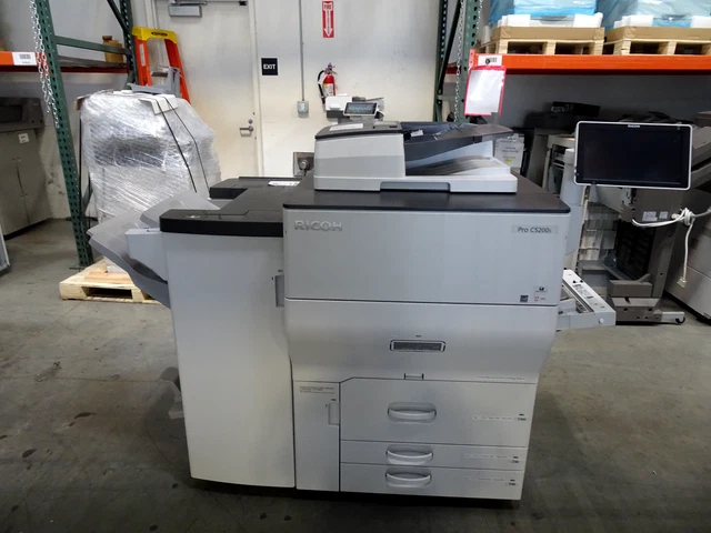 Ricoh PRO C5200S 5200S C5200 - 65 ppm color - Only 121K Meter