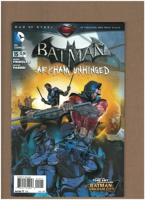 Batman Arkham Unhinged #15 DC Comics 2013 Nightwing Video Game Series NM- 9.2