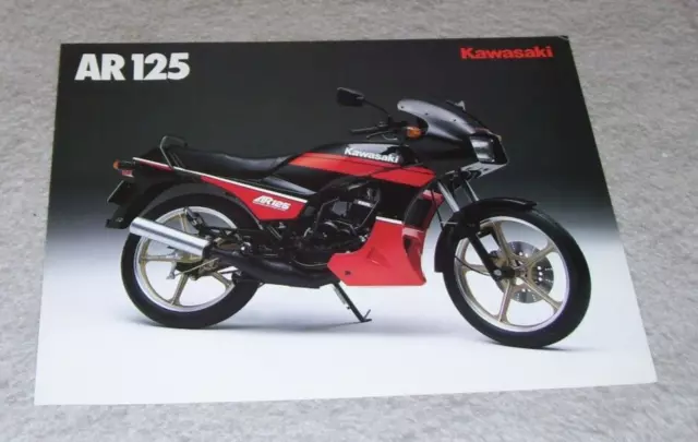 Kawasaki Ar125  -A6/B5 Motorcycle Sales Leaflet P/N 99943-1862 Uk-E Vii-Ix