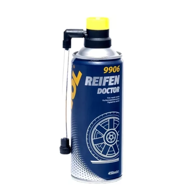 1x 450ml Motorrad Reifenreparatur-spray Reifen-Pannenhilfe/-Dichtmittel MN9906