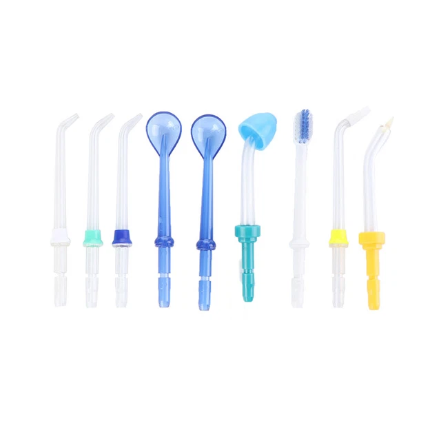 9 pz consigli di sostituzione per filo interdentale orale Waterpik strumento per la cura dei denti irrigatore -UL