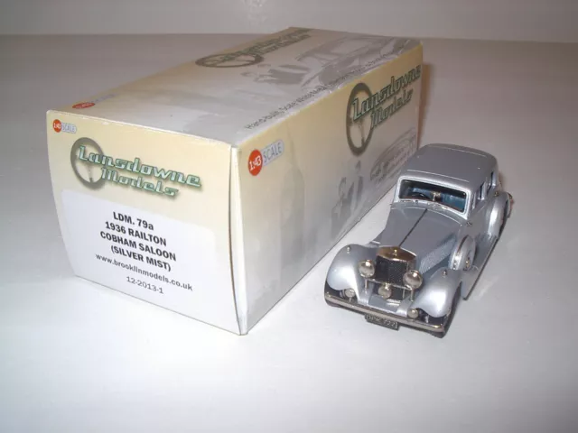 1936 Railton Cobham Saloon Silver Mist 1:43 Lansdowne LDM79A