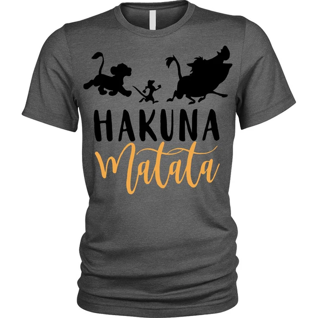 Hakuna Matata T-Shirt Leone Unisex da Uomo