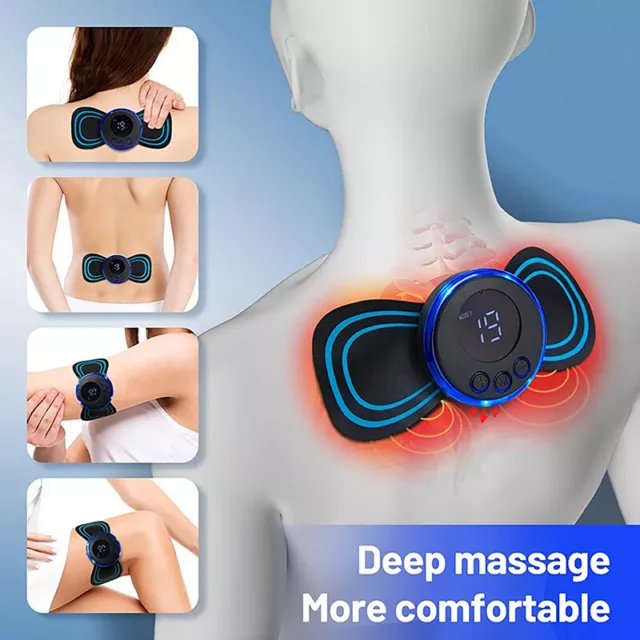 Cervical Massager Massage Back Full Body Muscle Stimulator Pain Relief Device_wf