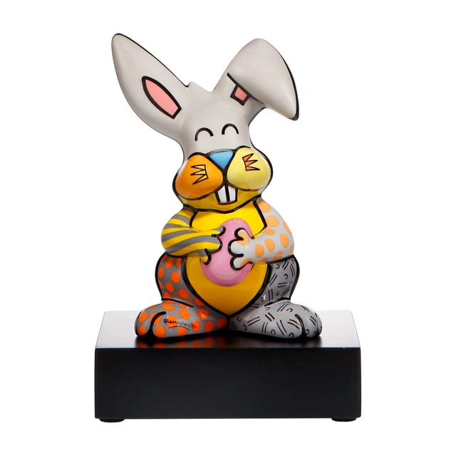 GOEBEL GREY Rabbit - Figur Romero Britto Pop Art 23cm Hase Dekofigur ...