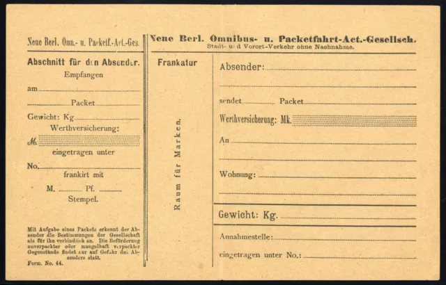 Deutsches Reich Stadtpost, PK, Brief - 2894107