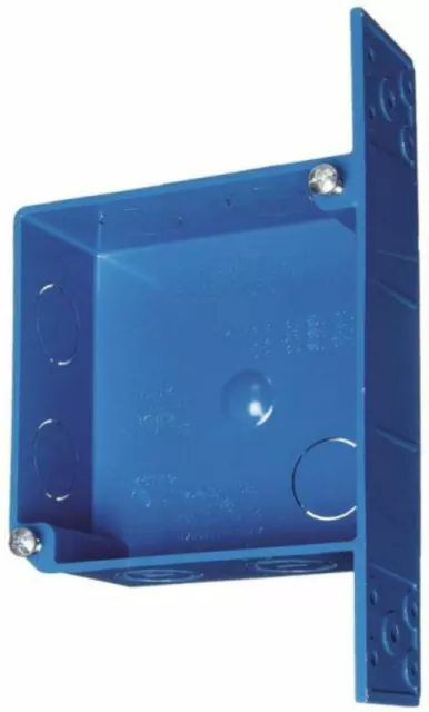 Carlon A521DE PVC 2 Gang Outlet Box, 1/2"