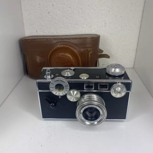 Argus C3 "The Brick" Rangefinder 35mm Camera with Case Made in USA Post War