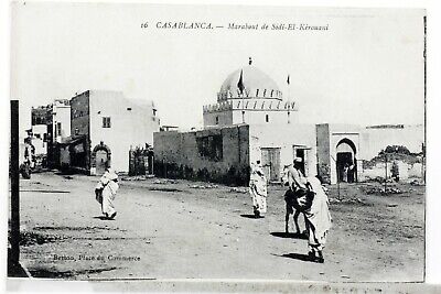 Marabou Sidi El Kerouani Casablanca Morocco CPA Postcard MA468