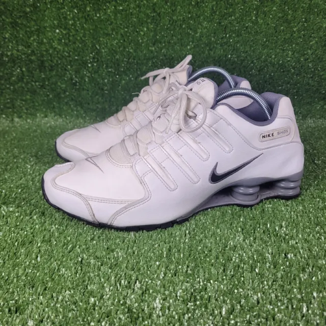 Nike Shox 2014 NZ White Cool Grey Running Shoes Mens Size 10 378341-102