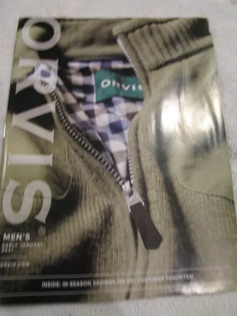 Orvis Men's Catalog Look Book Early January 2021 Brand New